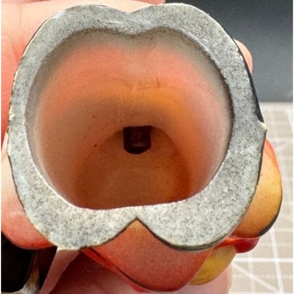 Kurts Adler Inc N Y MCM Orange Angel with Lantern Resin Ornament #3 - Picture 4 of 4